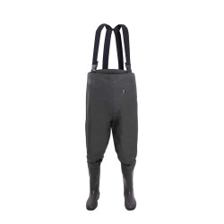 WODERY PROCERA FISHER CHEST WADERS SPODNIOBUTY POWLEKANE PVC OLIWKOWE WĘDKARSKIE PROFESJONALNE