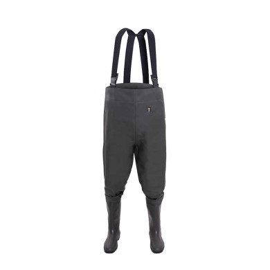 WODERY PROCERA FISHER CHEST WADERS SPODNIOBUTY POWLEKANE PVC OLIWKOWE WĘDKARSKIE PROFESJONALNE