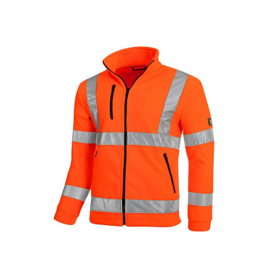 BLUZA ROBOCZA PROCERA POLAR 350G ODBLASKOWA POMARAŃCZOWA POLIESTER, ODZIEŻ OCHRONNA