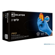 RĘKAWICE NITRYLOWE MERCATOR MEDICAL RMM-NITBLACK BEZPUDROWE OP. 100 SZT. CZARNE