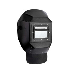 PRZYŁBICA SPAWALNICZA PROCERA PS-3 Z OSŁONĄ NA SZYJĘ CZARNA PRESZPAN, OCHRONA GŁOWY I OCZU