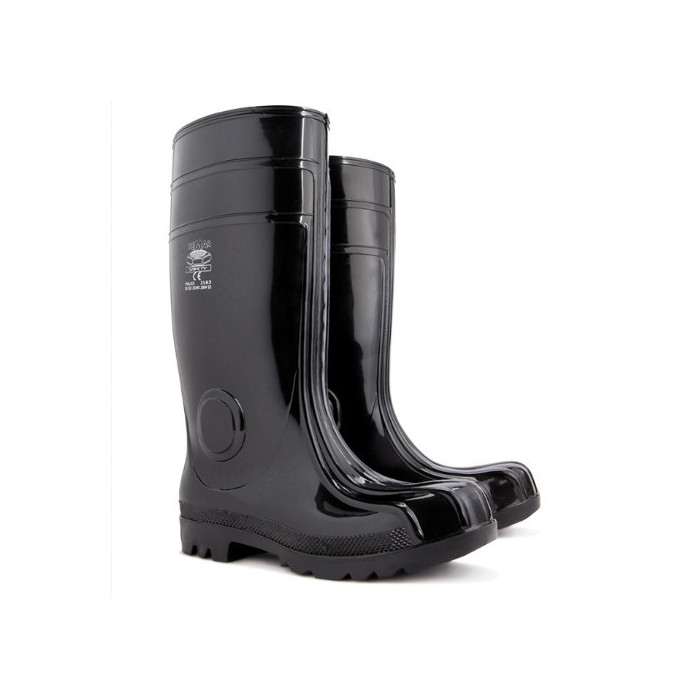 KALOSZE ROBOCZE DEMAR 3163 MAXX B S5 AN SRC PVC, STALOWY PODNOSEK, ANTYPRZEBICIOWE, CZARNE