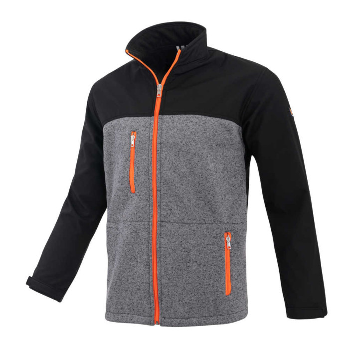 BLUZA ROBOCZA PROCERA SHELLPOL 300G CZARNO-SZARA POLIESTER NOWOCZESNY DESIGN PRAKTYCZNA