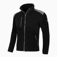 BLUZA ROBOCZA PROCERA 350G POLAR ZIELONO-CZARNA CIEPŁA WZMOCNIENIA PRAKTYCZNA
