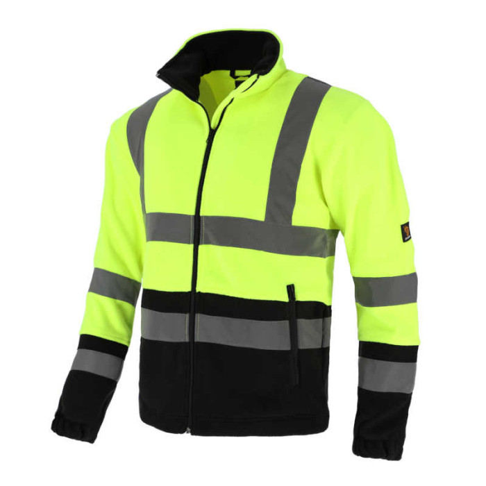 BLUZA ROBOCZA PROCERA VISION 300G POLAR ODBLASKOWA ŻÓŁTA CIEPŁA BEZPIECZNA NA ŚWIEŻYM POWIETRZU