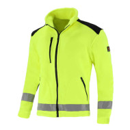 BLUZA ROBOCZA JHK FLRA 300 Z POLARU SZARA