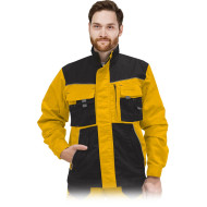 BLUZA ROBOCZA LEBER-HOLLMAN LH-SPECWELD-J DLA SPAWACZY NIEBIESKO-GRANATOWO-POMARAŃCZOWA
