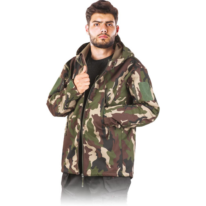 KURTKA ROBOCZA LH-WOODLAND SOFTSHELLOWA MORO
