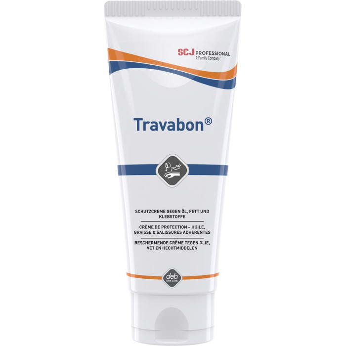 KREM SC JOHNSON DS-TRAVABON ZABEZPIECZAJĄCY PRZED ZABRUDZENIAMI EFEKT NIEWIDZIALNYCH RĘKAWICZEK 100ML