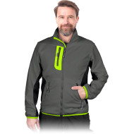 BLUZA ROBOCZA LEBER-HOLLMAN LH-LADYFLY Z POLARU DAMSKA ZIELONA