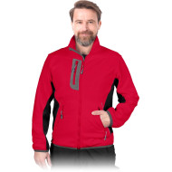 BLUZA ROBOCZA LEBER-HOLLMAN LH-FMN-P Z POLARU BEŻOWO-BRĄZOWO-CZARNA