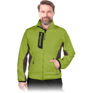 BLUZA ROBOCZA LEBER-HOLLMAN LH-FMN-P Z POLARU GRANATOWO-CZARNO-ŻÓŁTA