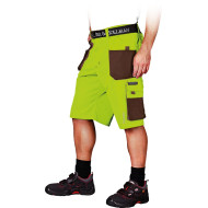 SZORTY ROBOCZE LEBER-HOLLMAN LH-FMN-TS KHAKI-CZARNO-SZARE