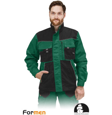 BLUZA ROBOCZA LEBER-HOLLMAN FORMEN LH-FMN-J ZIELONO-CZARNO-SZARA