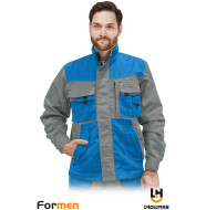 BLUZA ROBOCZA LEBER-HOLLMAN FORMEN LH-FMN-J LIMONKOWO-BRĄZOWA