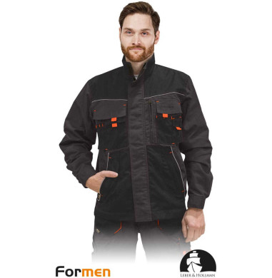 BLUZA ROBOCZA LEBER-HOLLMAN FORMEN LH-FMN-J SZARO-CZARNO-POMARAŃCZOWA