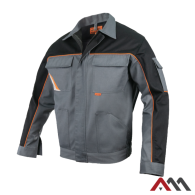KURTKA ROBOCZA ARTMAS PROFESSIONAL GREY – CZARNO-STALOWA