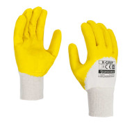 RĘKAWICE ROBOCZE PROCERA X-GRIP – ŻÓŁTE, POWLEKANE LATEKSEM