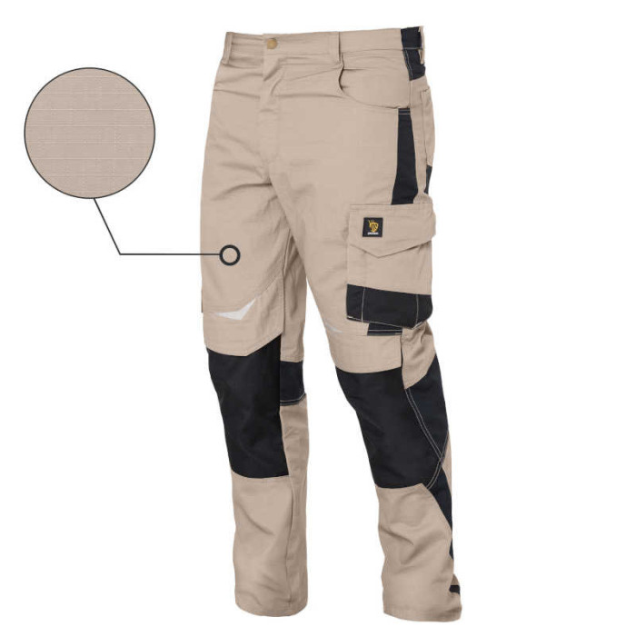 SPODNIE ROBOCZE PROCERA HELICON RIP-STOP 260 KHAKI