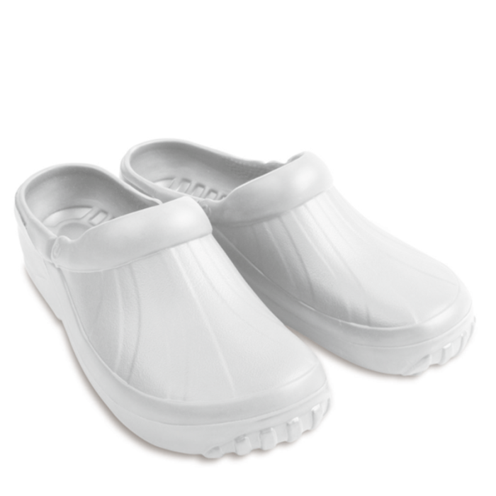 CHODAKI DEMAR NEW EVA CLOG D 4842 BIAŁE, SUPERLEKKIE, WODOODPORNE, OGRÓD, DZIAŁKA, DOM