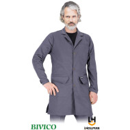 FARTUCH ROBOCZY LEBER-HOLLMAN LH-COATER BIAŁY