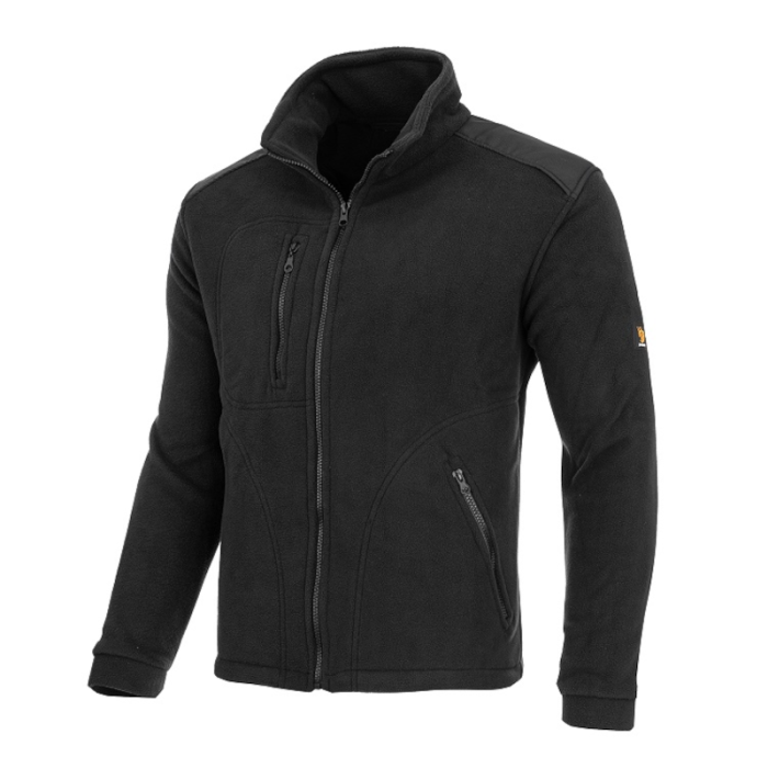 BLUZA ROBOCZA PROCERA 350G POLAR WZMOCNIONA CZARNA CIEPŁA WYTRZYMAŁA DO PRACY NA ZEWNĄTRZ