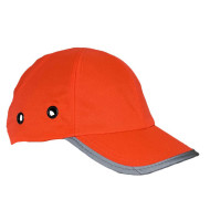 KASK CZAPKA Z DASZKIEM URGENT 1405 HV BUMPCAP ODBLASKOWY POMARAŃCZOWY