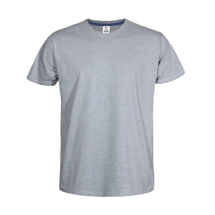 KOSZULKA T-SHIRT PRIME 155 SZARY 80% BAWEŁNA TRWAŁY KOMFORTOWY