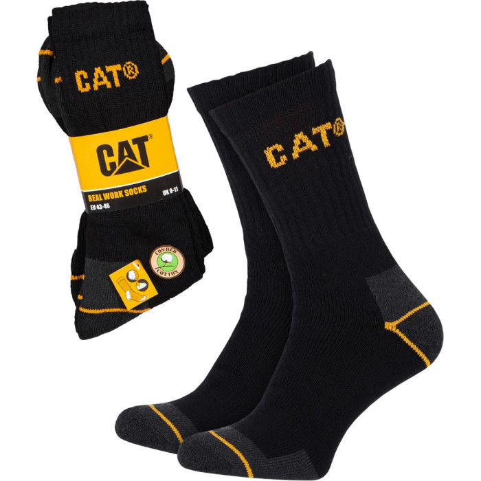 SKARPETY CATERPILLAR CAT-SOCKS CZARNE