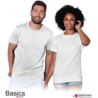 KOSZULKA T-SHIRT STEDMAN BASICS ST2000 MĘSKA 155g. BIAŁA