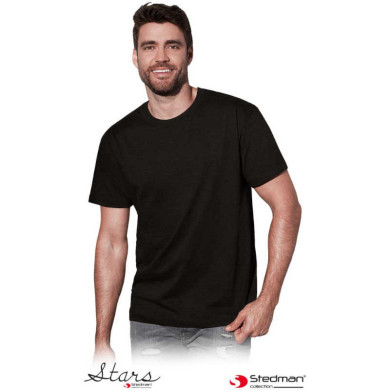 KOSZULKA T-SHIRT STEDMAN BASICS ST2100 MĘSKA 185g. CZARNA