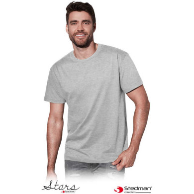 KOSZULKA T-SHIRT STEDMAN BASICS ST2100 MĘSKA 185g. SZARA