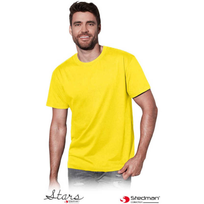 KOSZULKA T-SHIRT STEDMAN BASICS ST2100 MĘSKA 185g. ŻÓŁTA