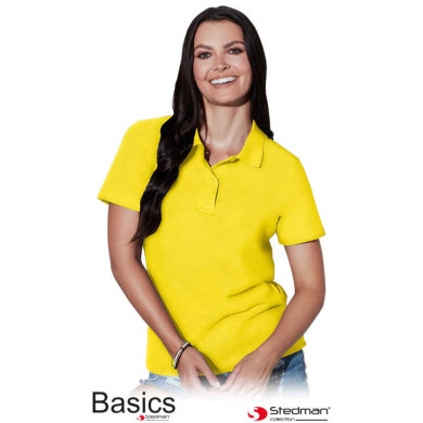 KOSZULKA POLO STEDMAN BASICS DAMSKA 170g. ŻÓŁTA