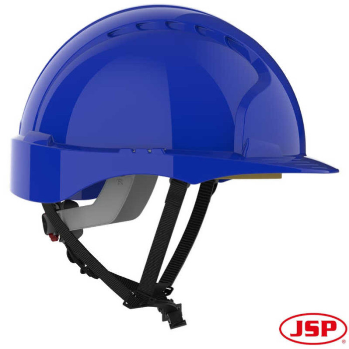 HEŁM ROBOCZY JSP KAS-EVO3LINE Z MIKRO DASZKIEM NIEBIESKI