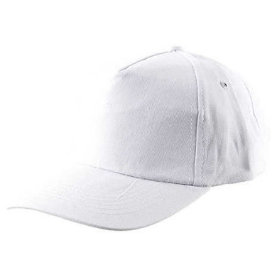 CZAPKA LETNIA POLSTAR BASEBALL Z DASZKIEM BAWEŁNIANA 180 g/m2 BIAŁA