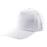 CZAPKA LETNIA POLSTAR BASEBALL Z DASZKIEM BAWEŁNIANA 180 g/m2 BIAŁA