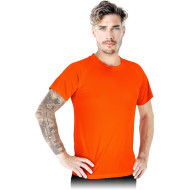 T-SHIRT ROBOCZY REIS TS-PORTO-SS Z SIATECZKI 100% POLIESTER ŻÓŁTA