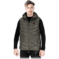 BEZRĘKAWNIK ROBOCZY LEBER-HOLLMAN LH-GRANDE-V OCIEPLANY SOFTSHELL PIKOWANY CZARNY