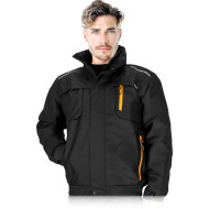 KURTKA ROBOCZA LEBER-HOLLMAN LH-GRANDE-J OCIEPLANA SOFTSHELL CZARNA