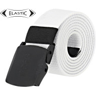 PASEK DO SPODNI BELT-RAP, Z KLAMRĄ, ZIELONY, 120 CM