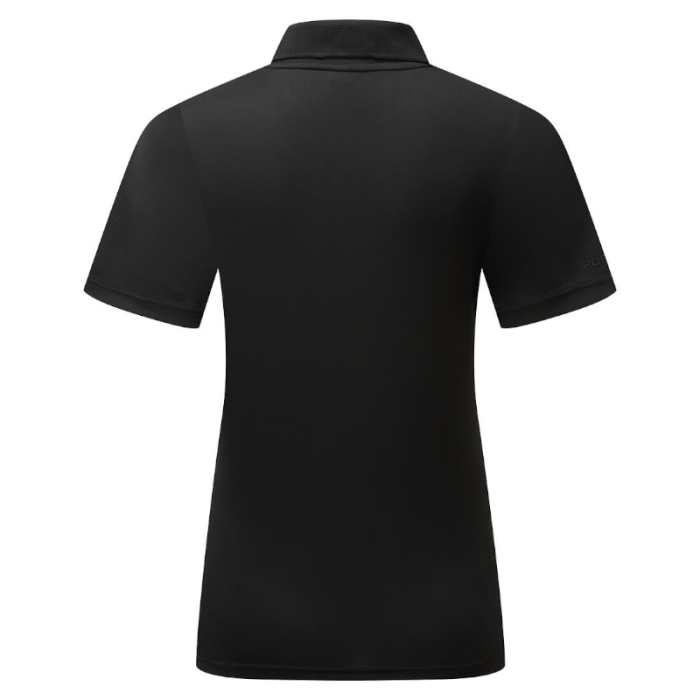 DAMSKA KOSZULKA POLO OSTRZEGAWCZA DX409, PORTWEST DX4, CZARNA, FIT
