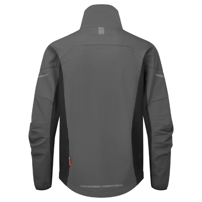 BLUZA ROBOCZA EV475, PORTWEST EV4 TALL, SZARA, STRETCH, ODBLASK