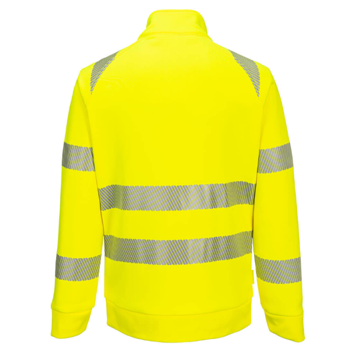 BLUZA OSTRZEGAWCZA DX477, PORTWEST DX4,Z ZAMKIEM, STÓJKA, ŻÓŁTO CZARNA
