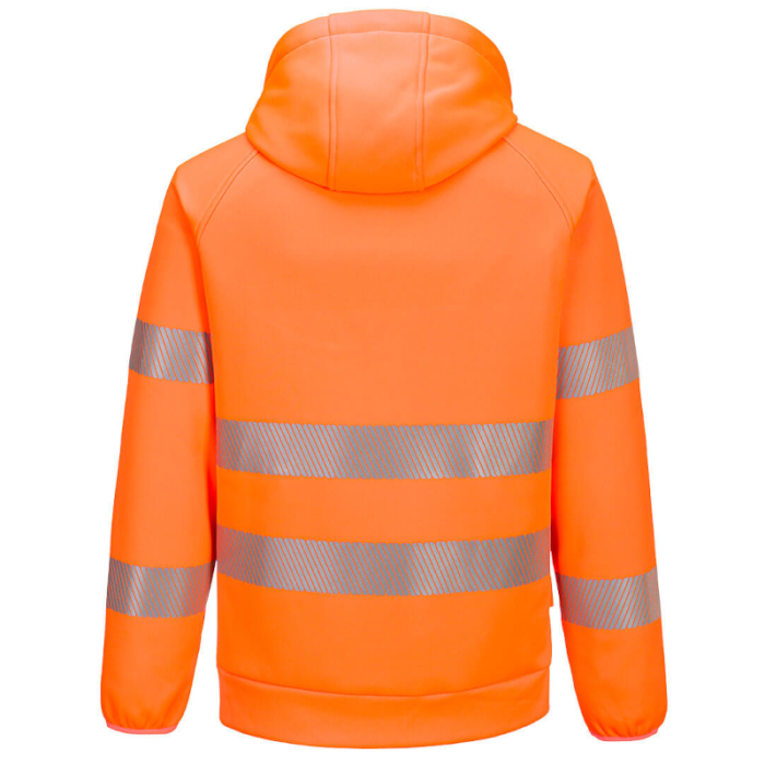 BLUZA OSTRZEGAWCZA DX483, PORTWEST DX4, Z KAPTUREM, POMARAŃCZOWO CZARNA