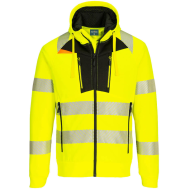 BLUZA OSTRZEGAWCZA DX484, PORTWEST DX4, Z KAPTUREM, ŻÓŁTO CZARNA