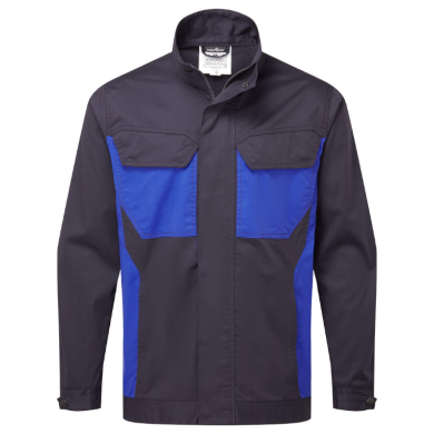 BLUZA ROBOCZA T745, PORTWEST, POLIBAWEŁNA, CIEMNY GRANAT