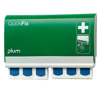 DYSPENSER PLUM QUICK FIX Z WYKRYWALNYMI PLASTRAMI – 90 SZTUK