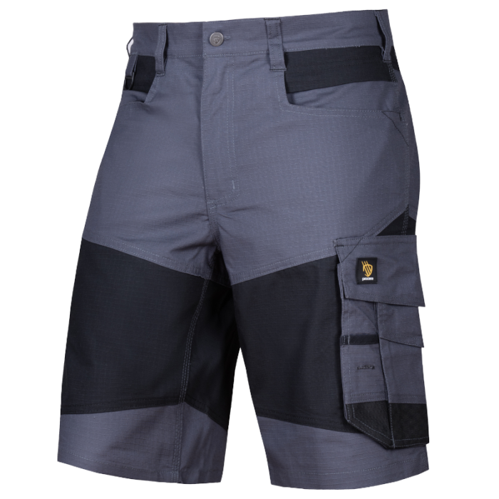 KRÓTKIE SPODENKI ROBOCZE PROCERA BARI, RIP-STOP, SPANDEX, CZARNE