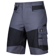 KRÓTKIE SPODENKI ROBOCZE PROCERA BARI, RIP-STOP, SPANDEX, CZARNE